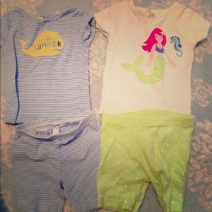 Carters Baby pajama bundle size 18 months EUC